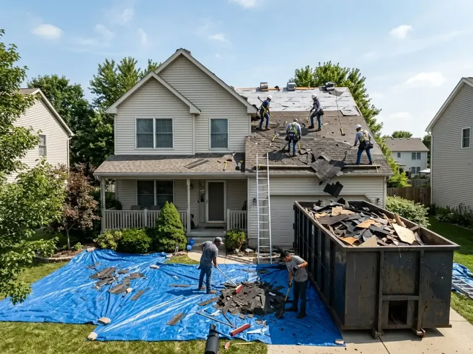 roof-replacement-debris-remova-004 — frequently asked questions, Cheapest Dumpster Rentals in DeFuniak Springs, FL